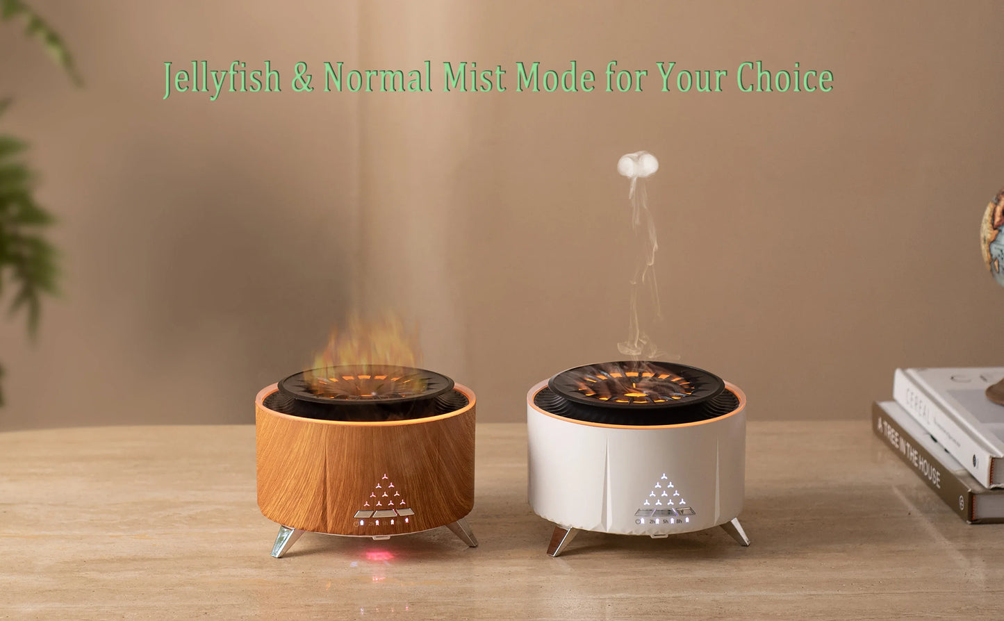 Aromatherapy Diffuser for Essential Oils Cool-Looking Jelly fish Mist 350ml