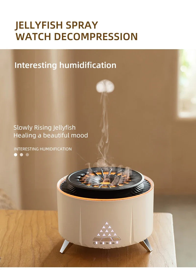 Aromatherapy Diffuser for Essential Oils Cool-Looking Jelly fish Mist 350ml