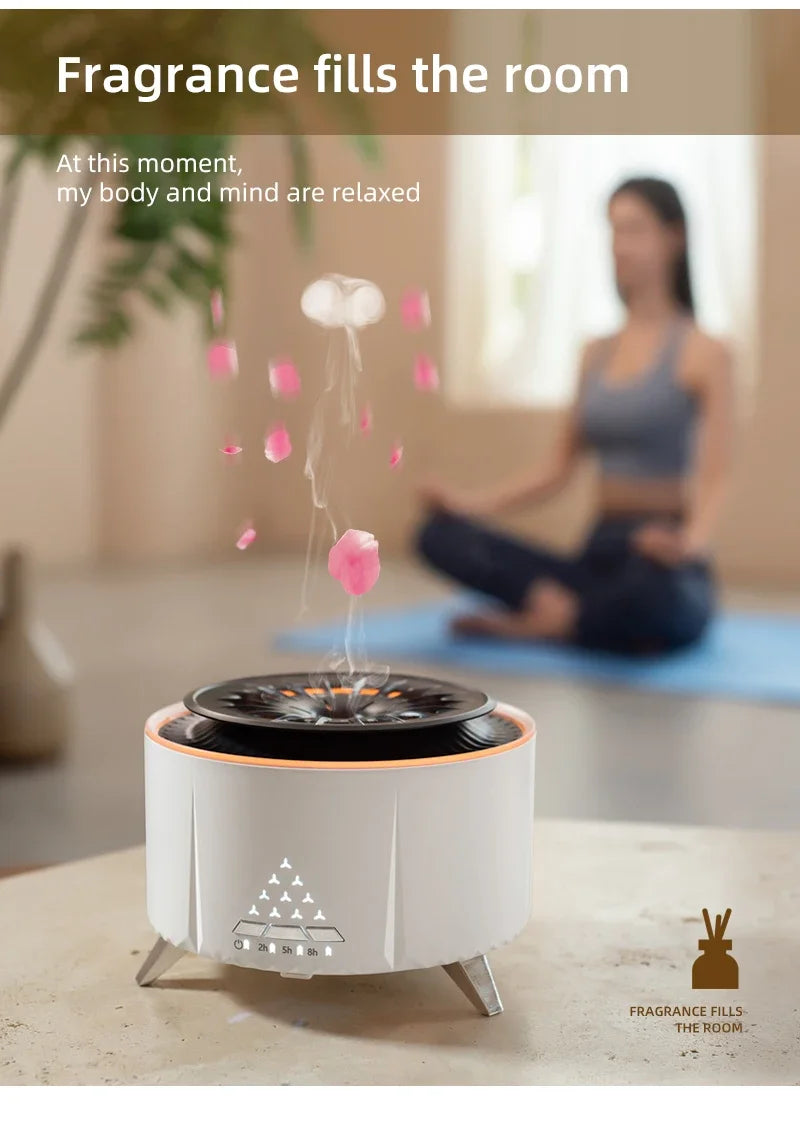 Aromatherapy Diffuser for Essential Oils Cool-Looking Jelly fish Mist 350ml