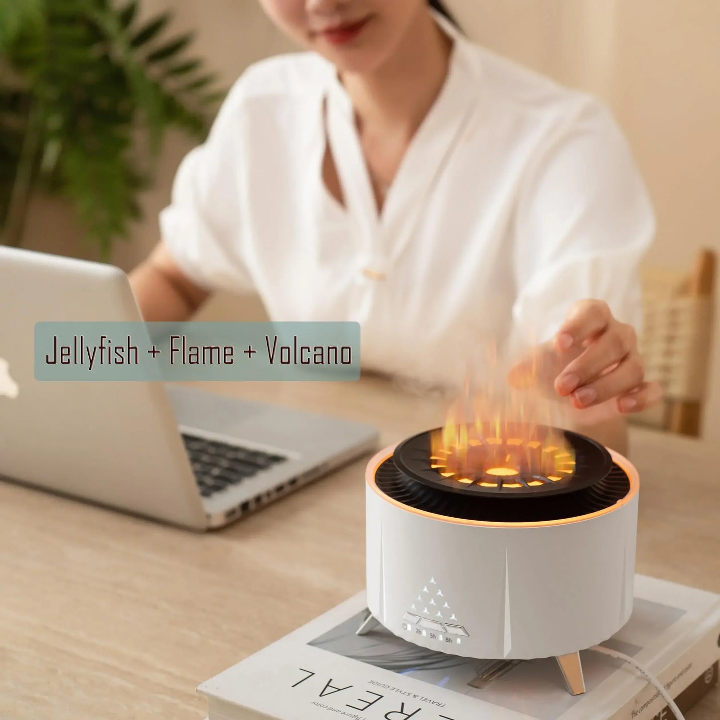 Aromatherapy Diffuser for Essential Oils Cool-Looking Jelly fish Mist 350ml