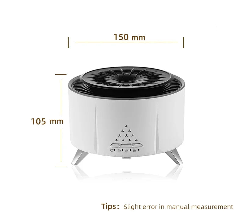 Aromatherapy Diffuser for Essential Oils Cool-Looking Jelly fish Mist 350ml