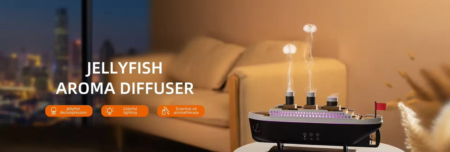 Best remote Control Air Humidifier with 7 Colourful Lights (250ml)